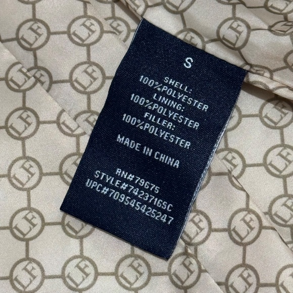 brown london fog jacket button down pocket bothsides size small - Picture 6 of 15